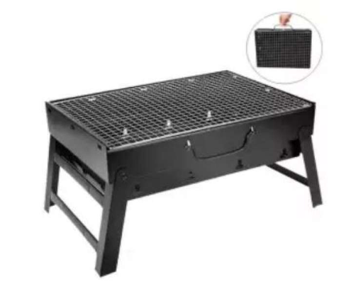 FENZO - Outdoor Portable Folding BBQ Charcoal Grill Picnic BBQ Grill for Barbecue Camping