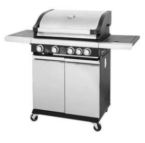 FIRENZZI 4 BURNERS +1SIDE BURNER OUTDOOR STAINLESS STEEL BBQ GRILL