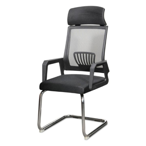 Lavin Modern Simple Headrest and High Mesh Breathable Backrest Chrome Leg Home Office Chair - VC 829