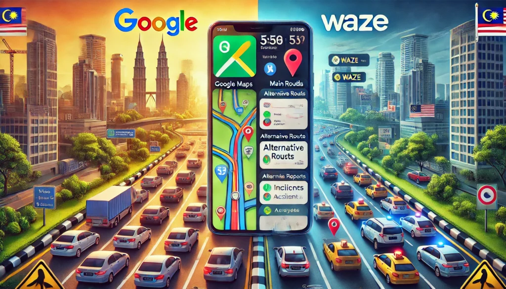 Google Maps vs Waze – Mana Satu Lebih Baik untuk Pemandu Malaysia ...